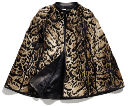 Coach Jaguar Print Cape